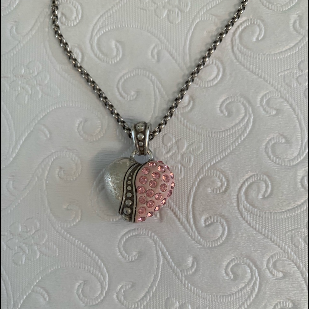 EUC Brighton breast cancer awareness necklace